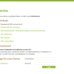 Website Nafa: Servicebereich